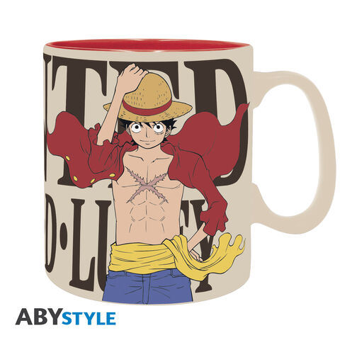 Mug - One Piece - Luffy & Wanted - 460 Ml